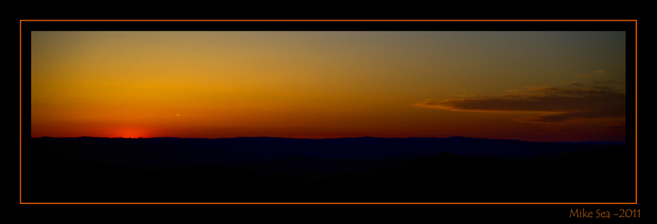 Hill End at Sunset